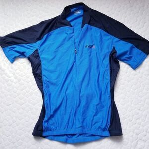 Garneau mens cycling shirt L top pouch athletic